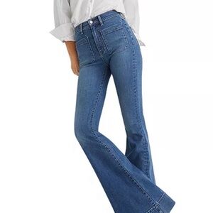 Veronica Beard Sheridan High Rise Bell Bottom Jeans sz 26 flare $348